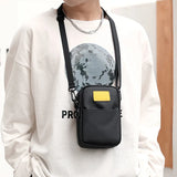 Compact Men's Mini Crossbody Bag: Small Shoulder Messenger Bag, Waterproof and Ideal for Mobile Phones, Perfect for Travel and Sports