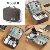 Portable Travel Cable Bag: Waterproof Digital Storage Pouch for Electronic Accessories, Ideal for Organizing Travel Cables and Gadgets