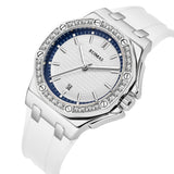 RUIMAS Elegant Ladies Quartz Bracelet Watches with Diamond, Large Dial