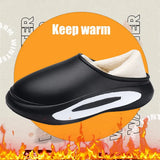 Stylish Winter Fur Slippers: Warm Indoor/Outdoor Waterproof Shoes