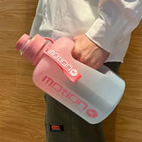 2.46L Gradient Sports Water Bottle: Large Capacity with Straw, Fitness Scale, Outdoor Plastic Portable Bottle