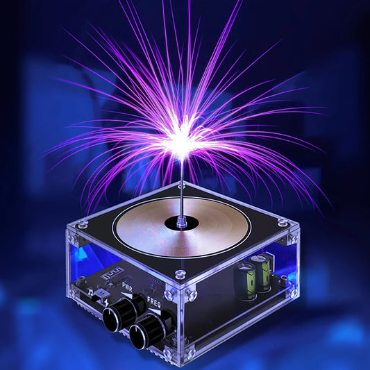 Tesla Music Coil Speaker: Multi-Function Wireless Transmission with Lighting, Science and Education Experiment Product"