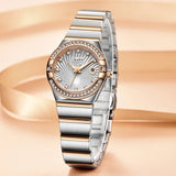 LIGE Luxury Women's Watch: Fashionable Date Waterproof Dress Bracelet, Rose Gold Stainless Steel, Gift Box Included