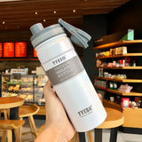 Tyeso Stainless Steel Vacuum Flask: 530/750ml Insulated Water Bottle, Travel Cup for Children, Coffee Mug Termica