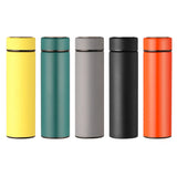 500ml Stainless Steel Smart Thermos - Leakproof Water Bottle with Temperature Display, Ideal Christmas Gift