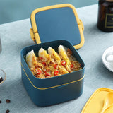 Dual-Layer Insulated Lunch Box with Spoon - Portable Thermal Food Container & Vacuum Soup Cup