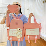 Adorable Elementary School Backpack for Girls: Multi-Color Bag Perfect for Kids' Books