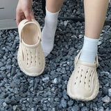 Summer Men's Trendy Sandals: Casual Beach Jelly Shoes for Outdoor Wear