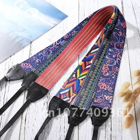 Ethnic Style Retro Camera Strap - Multi-color Series Shoulder Neck Strap Belt for Sony, Canon, PULUZ SLR/DSLR Cameras