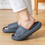 Thick Bottom Slippers for Men and Women: Non-Slip Bathroom Slide Sandals