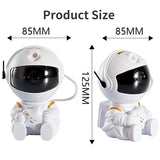 Astronaut Star Galaxy Projector: LED Night Light with Starry Sky Projection, Ideal for Bedroom Decoration