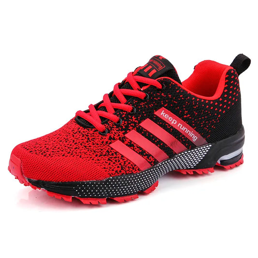 Unisex Breathable Running Shoes, Lightweight Sports Sneakers, Comfortable Athletic Footwear