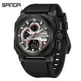 Men's Military Digital Sports Watch, Waterproof Chronograph with Large Dial, Quartz Wristwatch