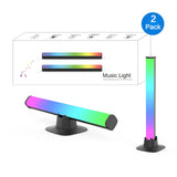 Smart Music RGB Light Bar - Ambient Lighting with Built-In MIC, Ideal for Gaming, TV, Bedroom, Living Room, and Parties