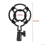 Universal Professional Condenser Microphone Shock Mount Holder for Studio Recording, Compatible with Large Diaphragm Microphones