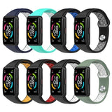 Huawei Band 6 Silicone Watchband Replacement Bracelet - Breathable Sport Wrist Strap