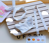 Labubu Doll Pajama Clothes Set – 17cm Plush Vinyl Outfit with Overalls, Cloak & Shirt for Cute Dress-Up Accessories & DIY Gift
