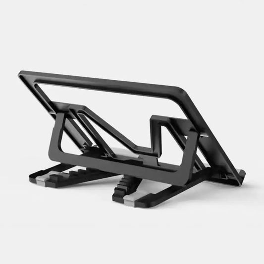 Folding Tablet Holder for Desk - Adjustable Universal Laptop Stand with Cooling Rack and Notebook Bracket Holder