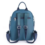 Chic Embroidered Women's Backpack: Casual Small School Bag with Anti-Theft Features, Ideal for Leisure and Shoulder Carrying