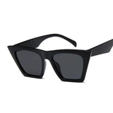 Vintage Luxury Sunglasses for Women - Classic Black, Perfect for Fashionable Shopping, UV400 Protection