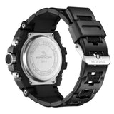 Men's Luxury Sport Chronograph - Luminous Waterproof Quartz Digital Wristwatch with Large Dial