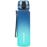 UZSPACE 500ml Reminder Timeline Water Bottle: Includes Bounce Lid, Leakproof Frosted Tritan Cup, Ideal for Outdoor Sports