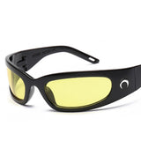 Unisex Retro Moon Sunglasses: Classic Fashion for Women and Men, Ideal for Beach, Travel, and Driving Sun Protection