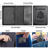 Personalized Leather USA Passport Cover for Women, Girls, and Americans; Ideal for Passport Cards and Travel Documents