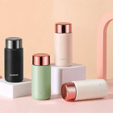 230ml Compact Stainless Steel 316 Vacuum Flask with Filter, Portable High-Quality Thermal Coffee and Tea Tumbler