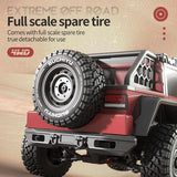 1:16 Vintage Wrangler Off-Road RC Racing Car: High-Speed Electric Model, Four-Wheel Drive, Remote Control Drift Toy