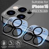 Tempered Glass Camera Lens Film for iPhone 16/16 Plus/16 Pro/16 Pro Max – HD Transparent Protective Cover for Apple iPhone 16