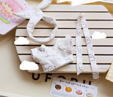 Labubu Doll Pajama Clothes Set – 17cm Plush Vinyl Outfit with Overalls, Cloak & Shirt for Cute Dress-Up Accessories & DIY Gift
