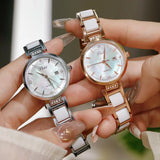 Elegant and Versatile Fashion Women's Quartz Watch with SKHL Japanese Movement, Alloy Wristwatch - Minimalist and Affordable