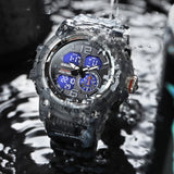 Top Luxury Military Men's Watch – Dual Display Waterproof Sport Wristwatch with Digital Chronograph & Date