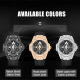 RUIMAS Luxury Quartz Sport Casual Men's Watch: Casual Timepieces with Unique Design, Waterproof Feature