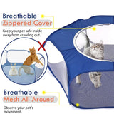 Portable Small Pet Cage Transparent Hedgehog Cage Tent Pet Playpen Open Folding Yard Fence For Dog Hamster Rabbit Guinea Pig