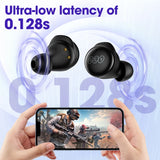 T17 Truly Wireless Earbuds - Bluetooth 5.3, HiFi Sound, Touch Control Gaming Headphones, Long Standby 26H