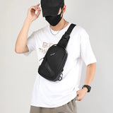 Versatile Anti-Theft Chest Bag for Men: Small Crossbody Bag Ideal for Travel, Outdoor Sports, and Cell Phone Storage