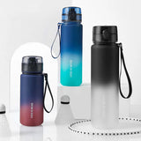 Plastic Sport Water Bottle: 500ML/600ML Plastic Couple Water Cup with Portable, Anti-Drop Design and Outdoor Rope, Ideal for Active Use