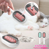 Double-Sided Cats Hair Brushes: Grooming and Massage Comb, Pet Hair Remover Brush for Dogs and Cats - A Convenient Home Accessory for Kitten Self-Care