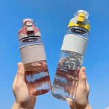 Tritan Plastic Water Bottle: 550ml/750ml, Eco-Friendly, Portable for Outdoor Sports, Cute Drinking Bottles