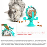 Interactive Treat-Dispensing Toy: Ideal for Cats and Small Dogs, Promotes Slow Feeding, Enhances IQ, Features a Rotatable Wheel