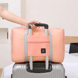 Foldable Travel Bag with Large Capacity, Portable and Waterproof for Convenient Storage While Waiting for Delivery