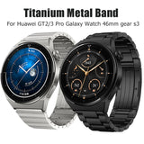 Titanium Band for Huawei GT2/GT3/3 Pro, Galaxy Watch & Gear S3 22mm