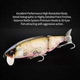 135mm Jointed Swimbait: Large Artificial Hard Bait for Predator Fishing - Ideal for Wobbler, Minnow, and Pike