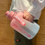 2.2L Sports Water Bottle: Large Capacity for Outdoor Workouts, Gradient Plastic Cup for Students, Portable Big Barrel Design