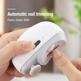 Portable Multifunctional Electric Nail Grinder: 2-in-1 Tool for Grinding, Polishing, and Clipping Nails, Ideal for Manicures