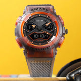 Military Men's Waterproof Watch – Dual Display Quartz Digital Sport Wristwatch with Timing & Alarm Function