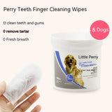 Portable Pet Wet Wipes: Box of 50/100 for Cleaning Cats and Dogs' Eyes and Ears, Health Wipes for Oral Cleaning and Tartar Removal