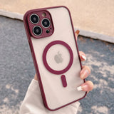 High-End Magnetic Wireless Charging Case for iPhone Models: Shockproof Soft Cover